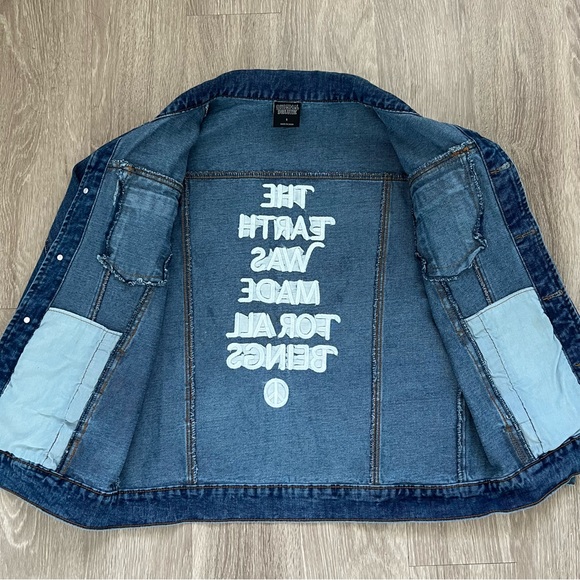 Embroidered Denim Jacket - Picture 8 of 11